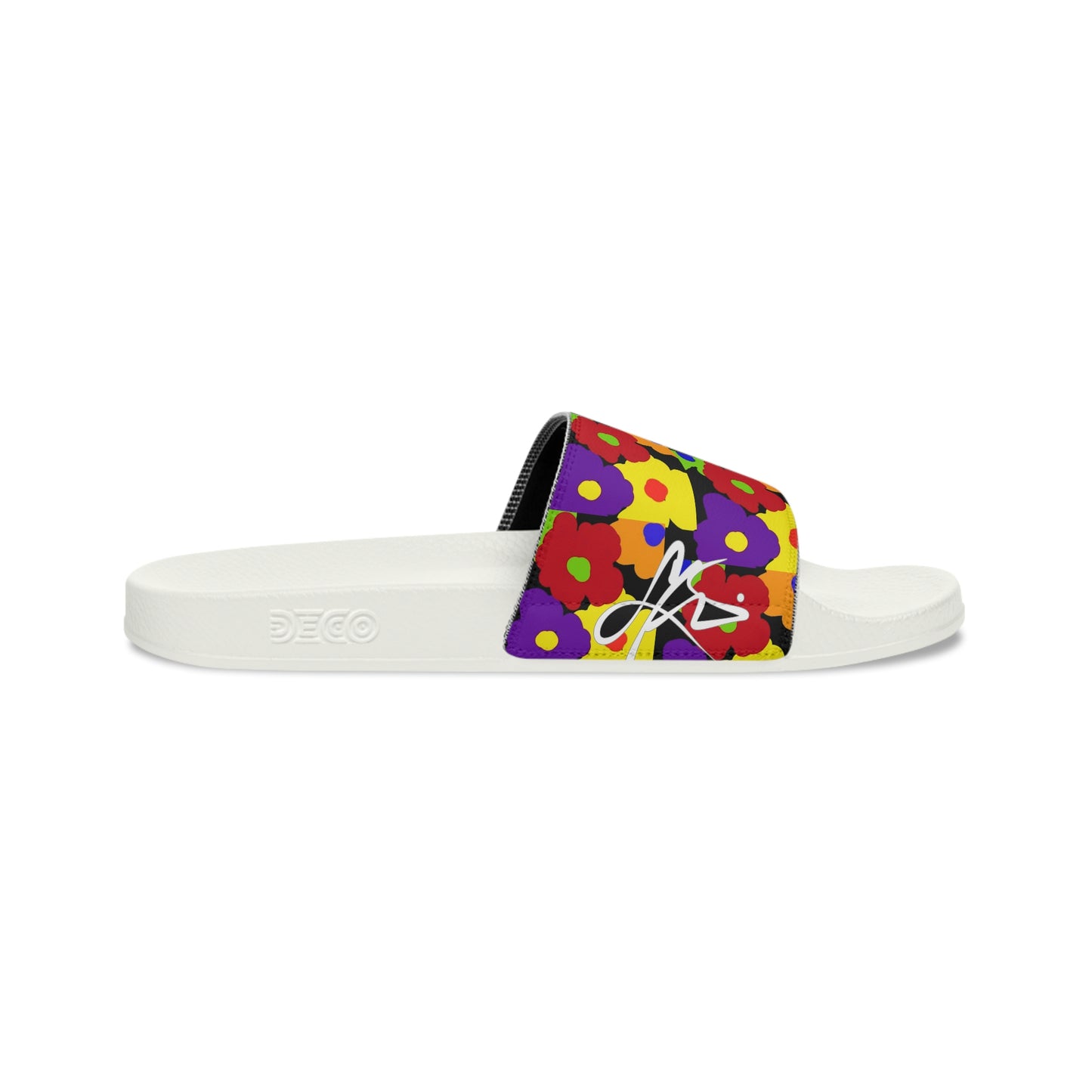 Men's Slide Sandals - Flower