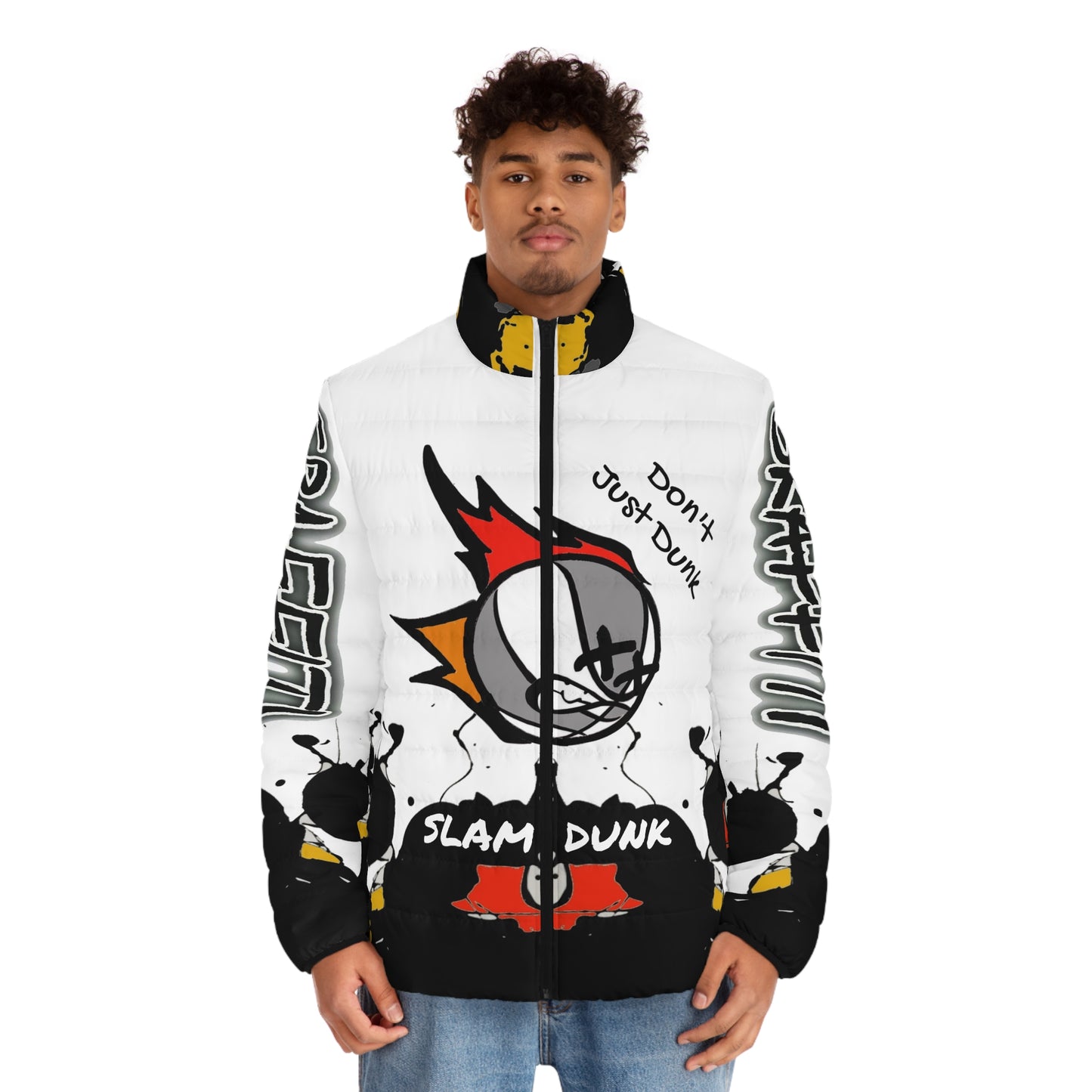 Unisex Puffer Jacket - White