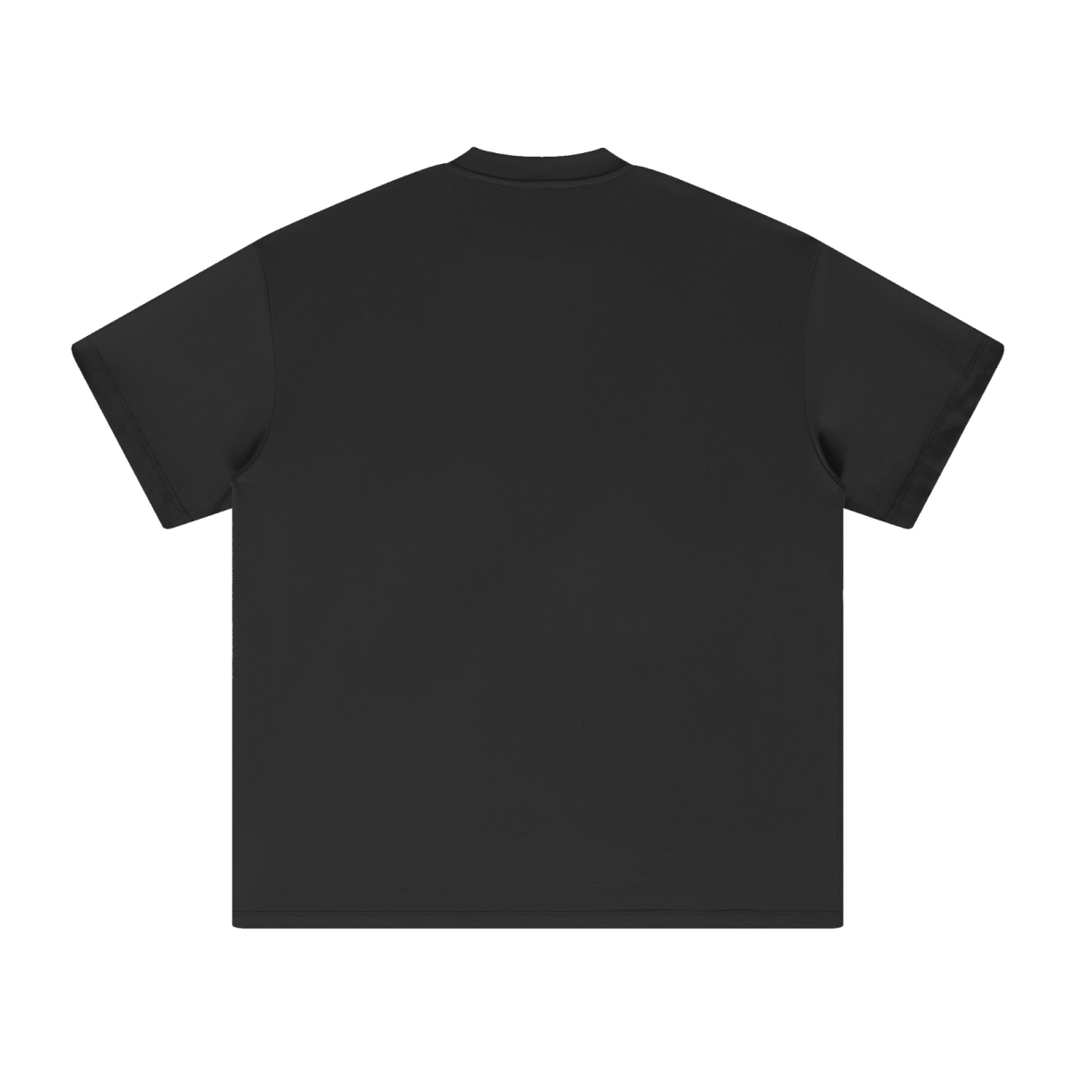 305GSM Unisex FOG Earth-Tone 20-Color Drop-Shoulder T-shirt Black