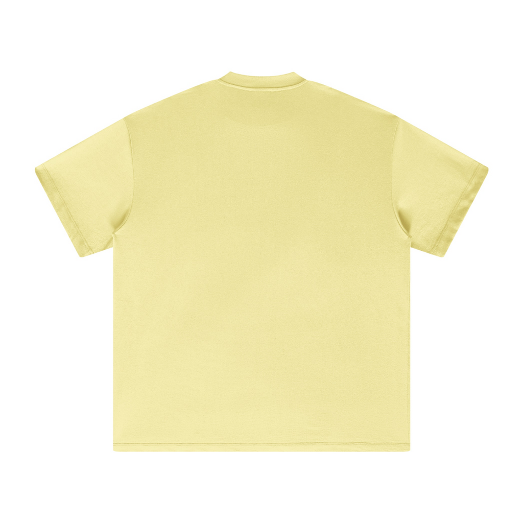 305GSM Unisex FOG Earth-Tone 20-Color Drop-Shoulder T-shirt Yellow
