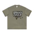 305GSM Unisex FOG Earth-Tone 20-Color Drop-Shoulder T-shirt Light Green