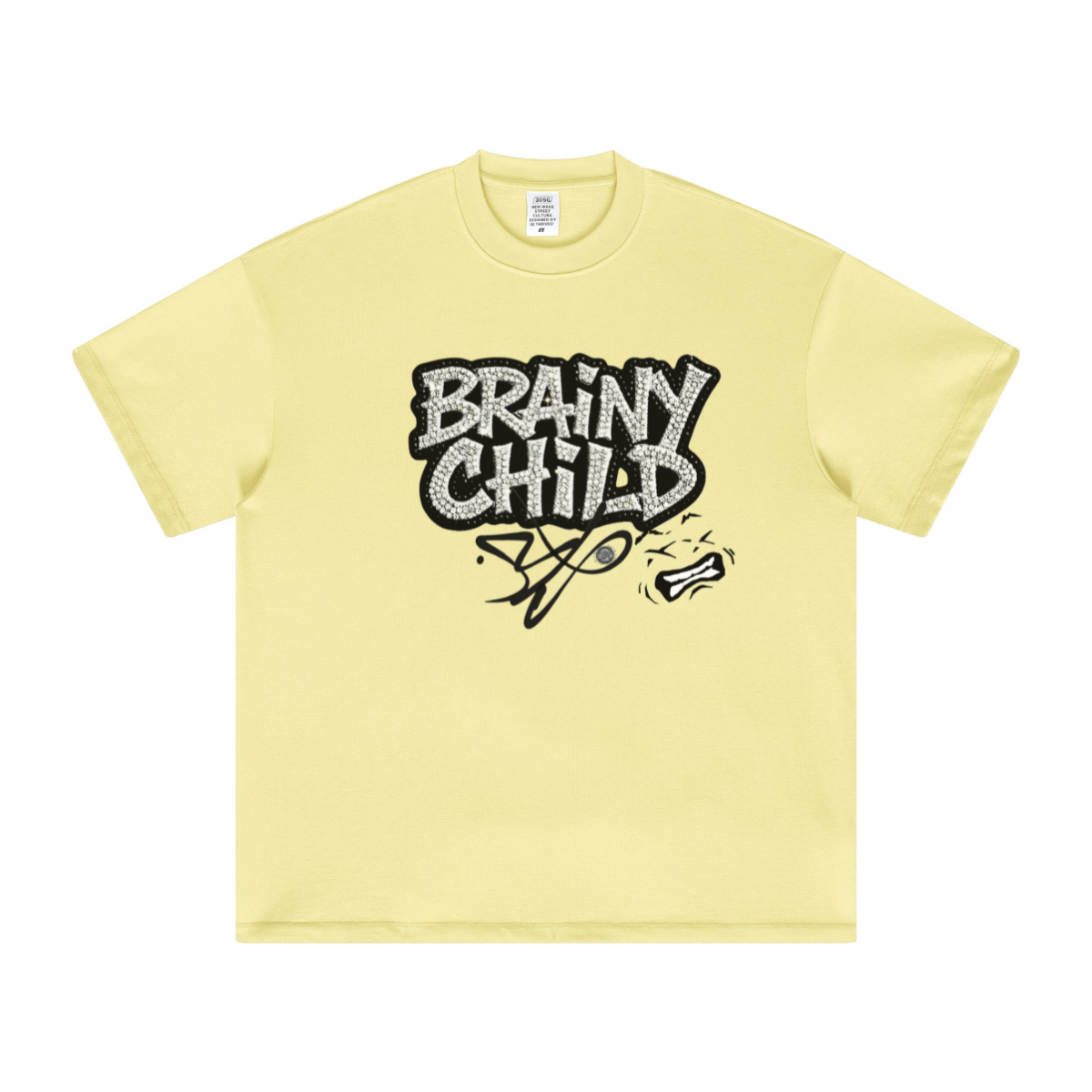 305GSM Unisex FOG Earth-Tone 20-Color Drop-Shoulder T-shirt Yellow