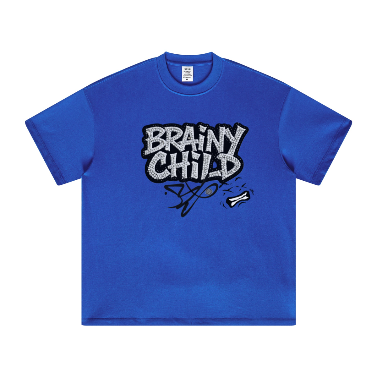 305GSM Unisex FOG Earth-Tone 20-Color Drop-Shoulder T-shirt Royal Blue