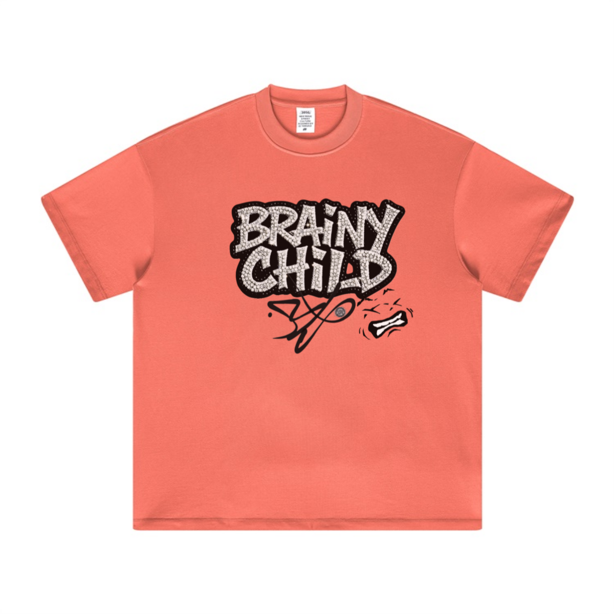 305GSM Unisex FOG Earth-Tone 20-Color Drop-Shoulder T-shirt Orange