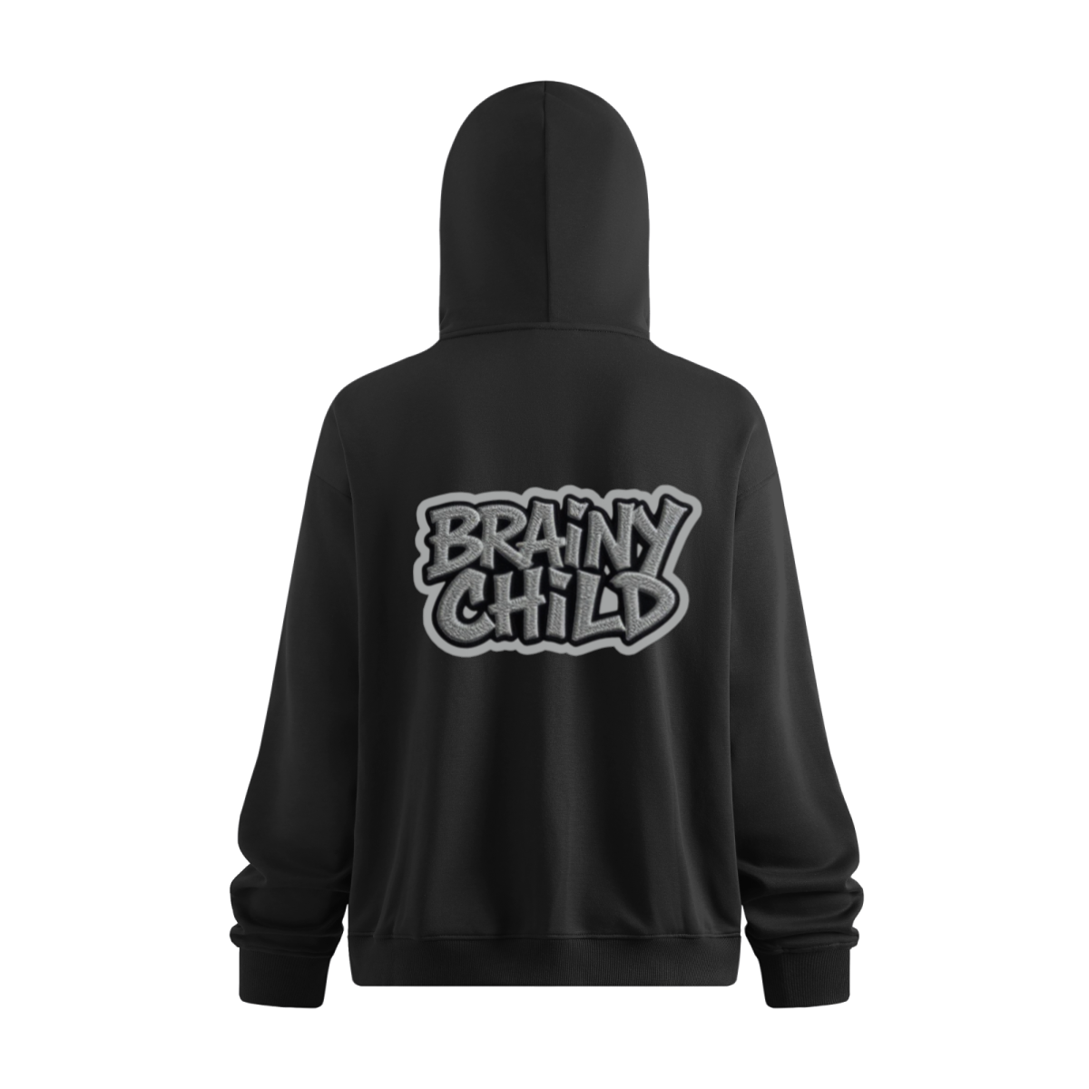 340GSM Men’s Trendy Fleece Zip-Up Windproof Face-Mask Hoodie Black