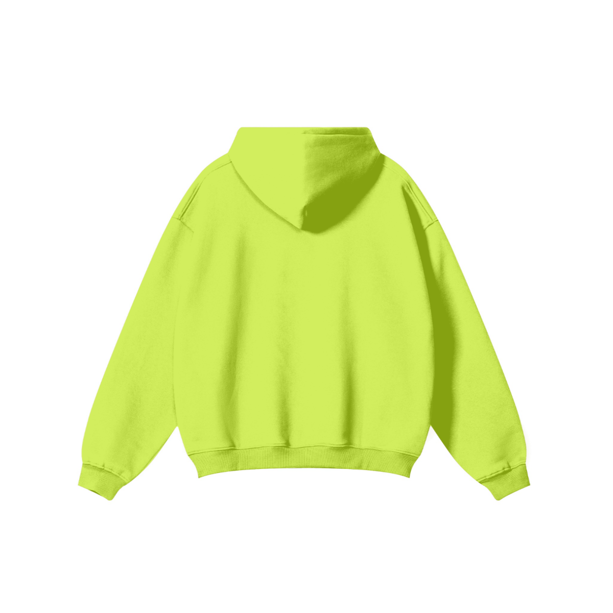 345GSM Men's Solid Color Pullover Hoodie Olive Green