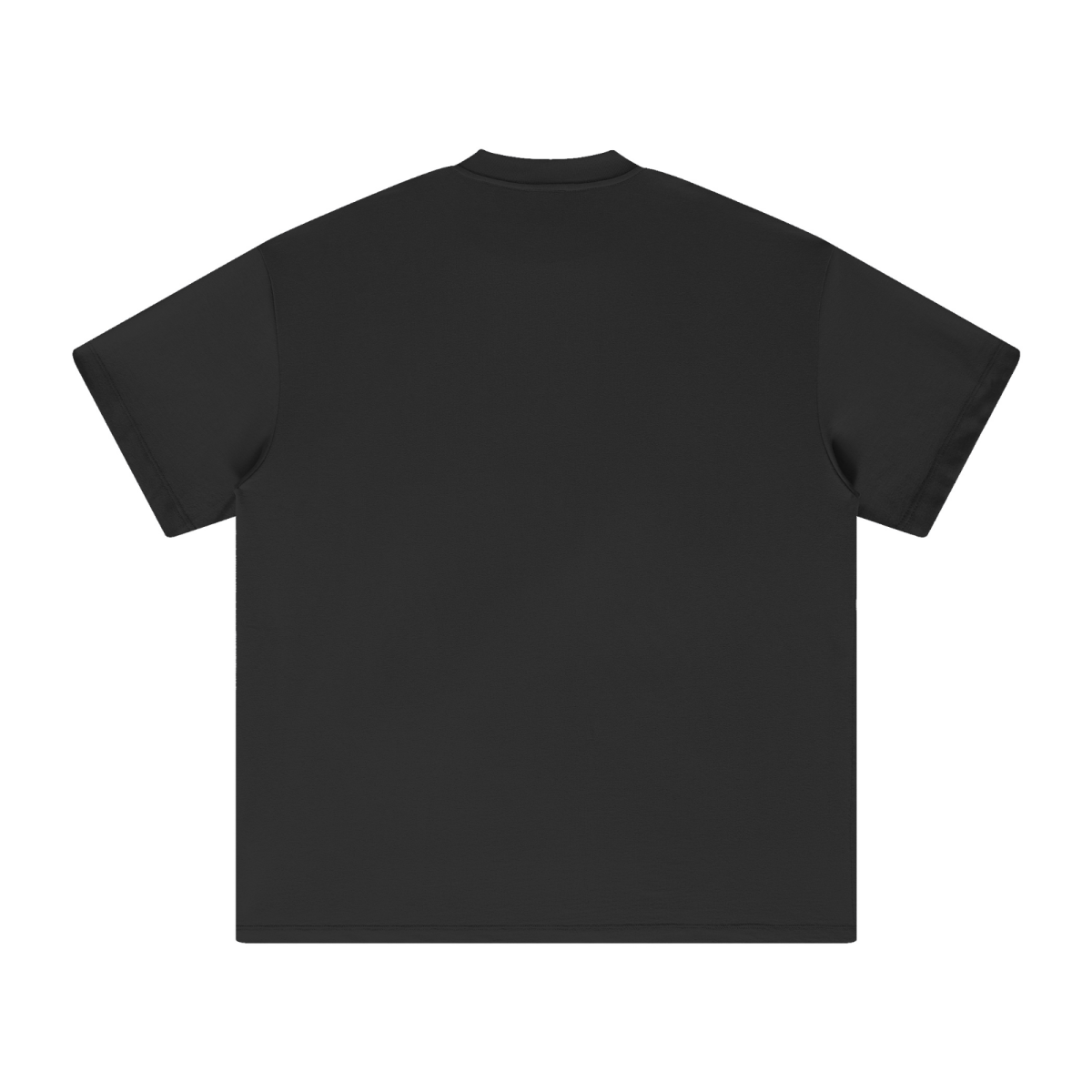 305GSM Unisex FOG Earth-Tone 20-Color Drop-Shoulder T-shirt Black