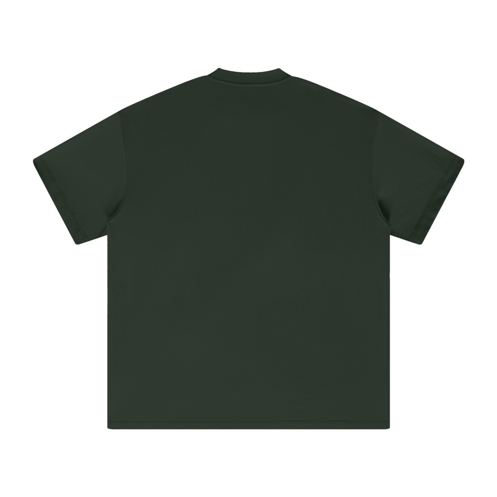 305GSM Unisex FOG Earth-Tone 20-Color Drop-Shoulder T-shirt Dark Green