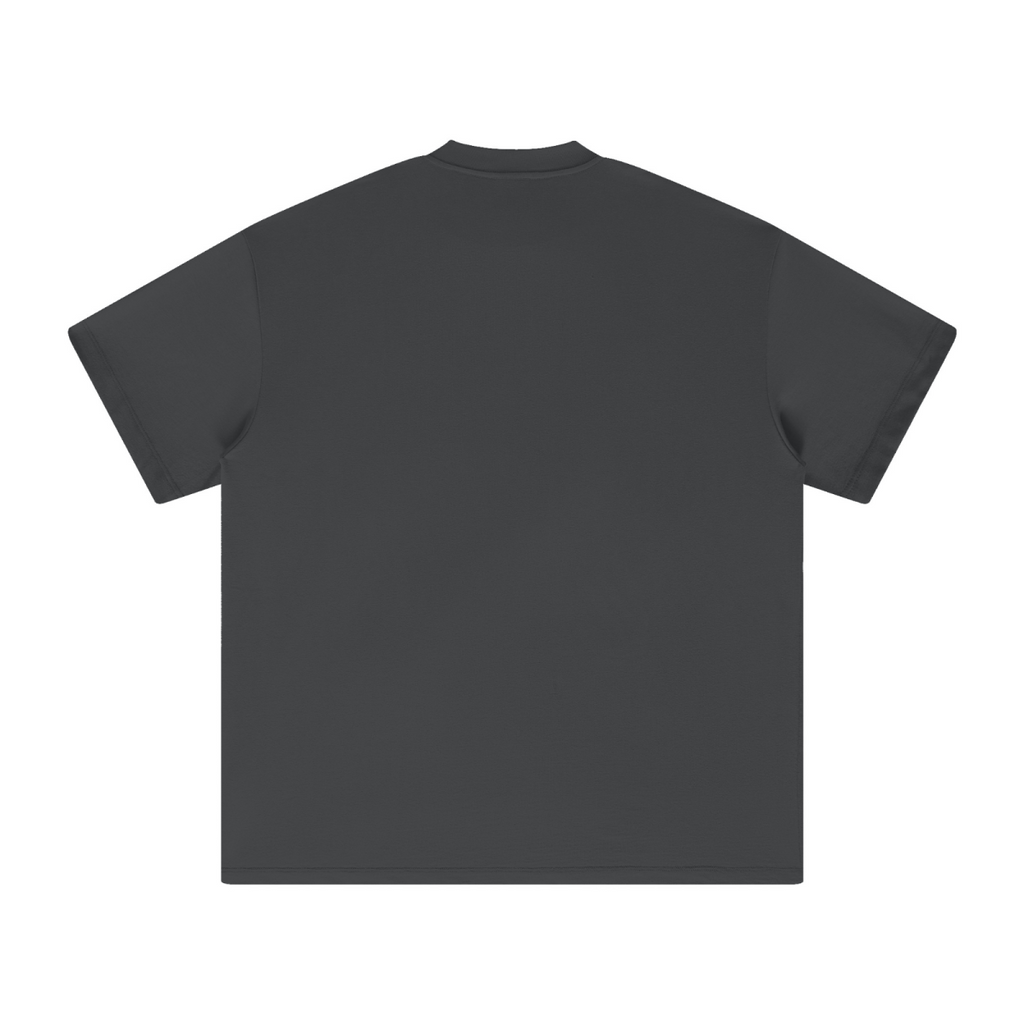 305GSM Unisex FOG Earth-Tone 20-Color Drop-Shoulder T-shirt Dark gray