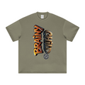305GSM Unisex FOG Earth-Tone 20-Color Drop-Shoulder T-shirt Light Green