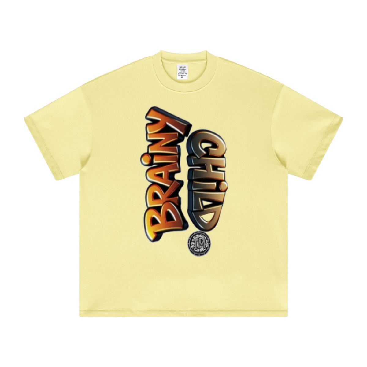 305GSM Unisex FOG Earth-Tone 20-Color Drop-Shoulder T-shirt Yellow