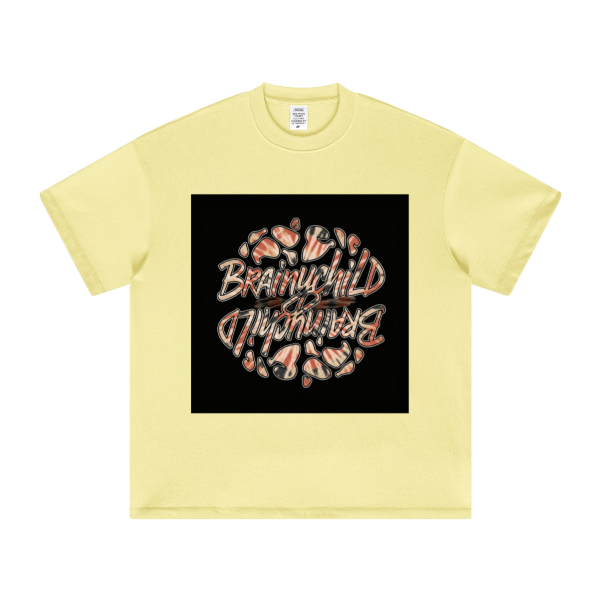 305GSM Unisex FOG Earth-Tone 20-Color Drop-Shoulder T-shirt Yellow