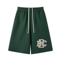 345GSM Men's Thermal Fleece-Lined Cropped Pants Rainforest Green