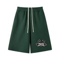 345GSM Men's Thermal Fleece-Lined Cropped Pants Rainforest Green