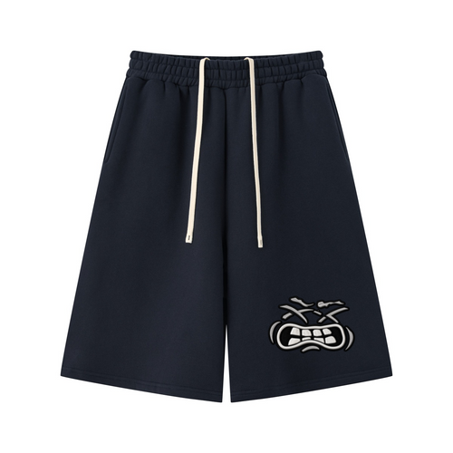 345GSM Men's Thermal Fleece-Lined Cropped Pants Ba Family Midnight Blue