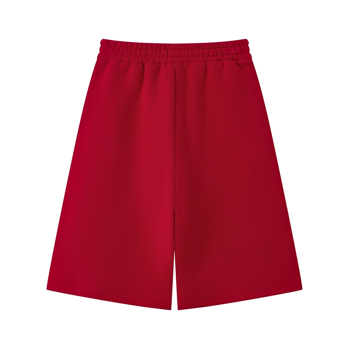 345GSM Men's Thermal Fleece-Lined Cropped Pants Ba Family Red