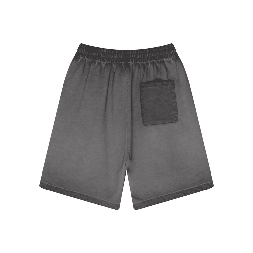 310GSM Men's Heavyweight Inside-Out Washed Shorts Washed Dark Gray
