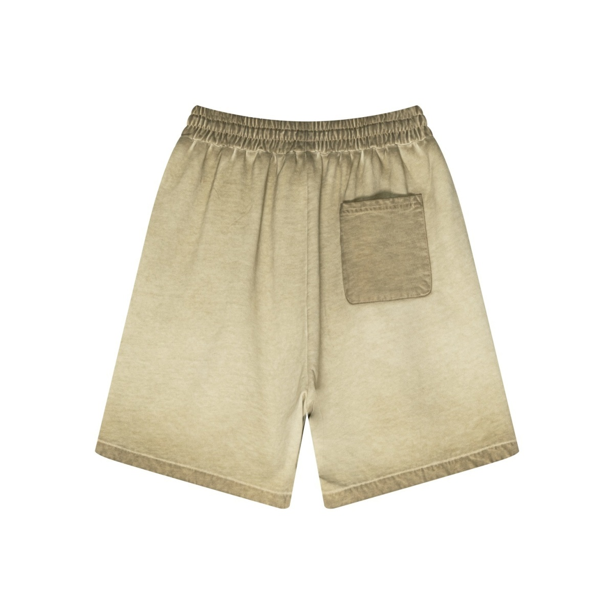 310GSM Men's Heavyweight Inside-Out Washed Shorts Washed Khaki