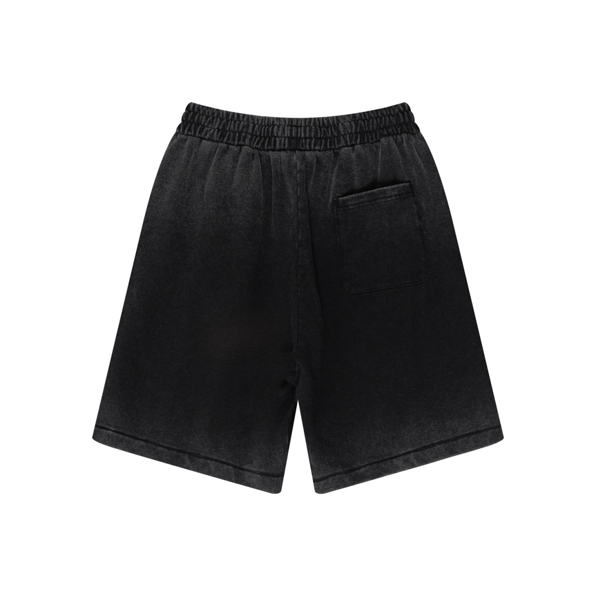 310GSM Men's Heavyweight Inside-Out Washed Shorts Snow Wash