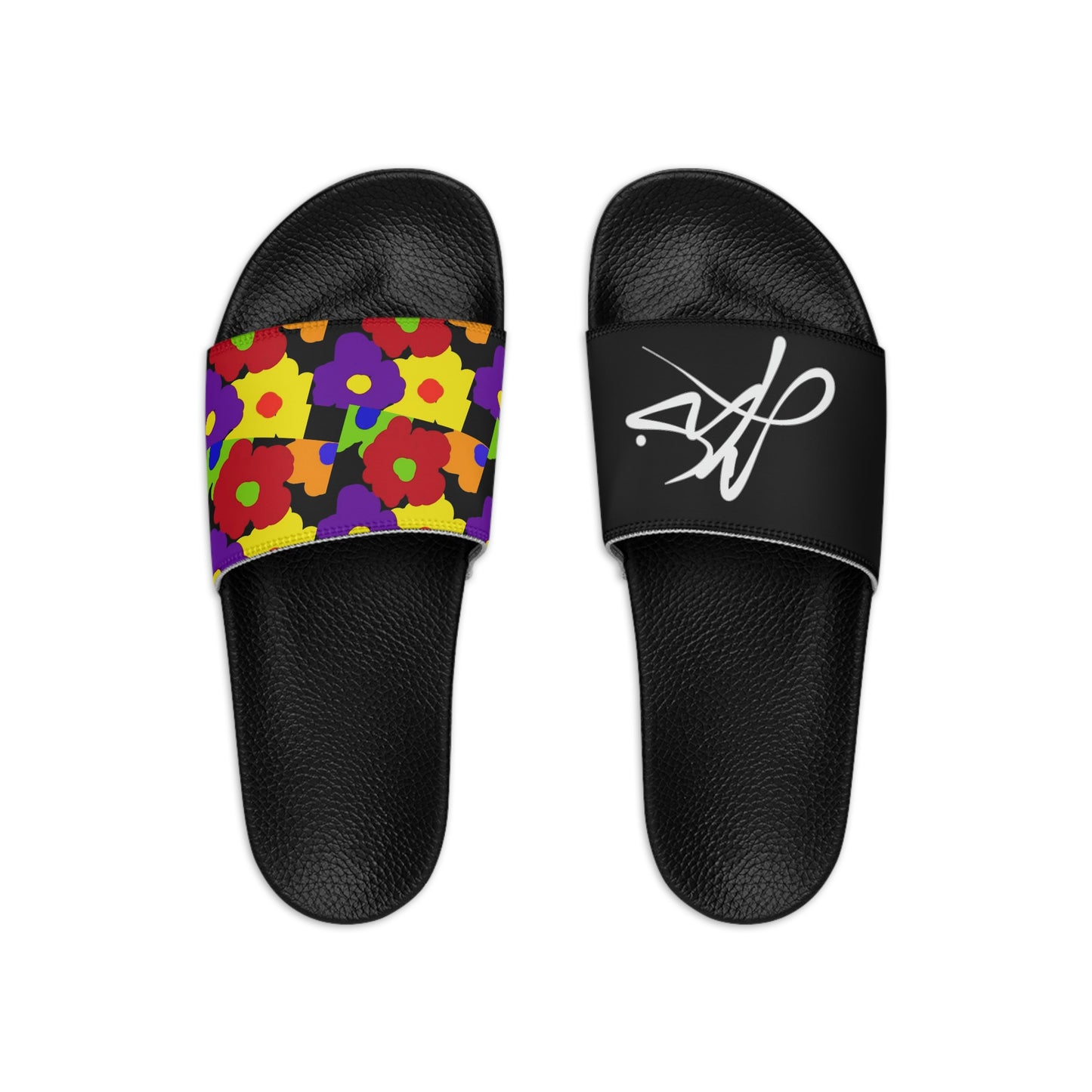 Men's Slide Sandals - Flower