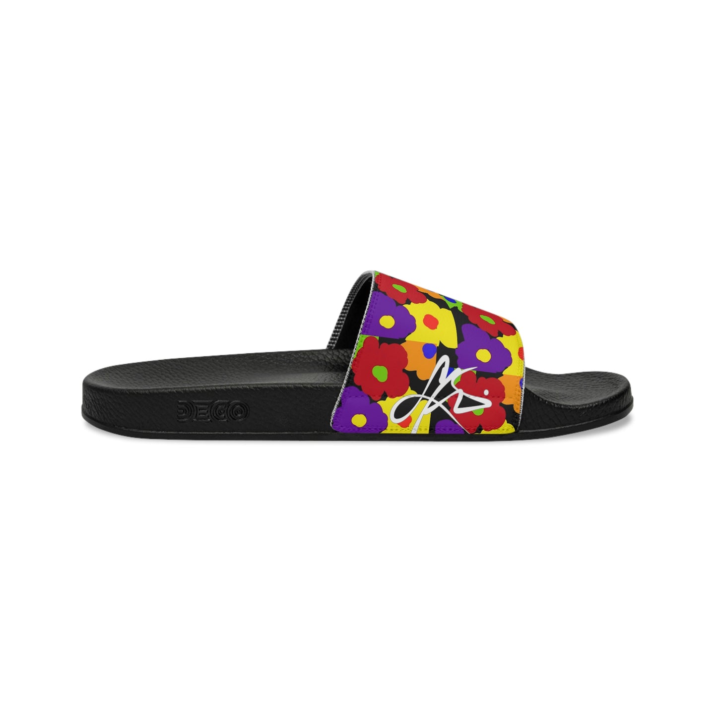 Men's Slide Sandals - Flower