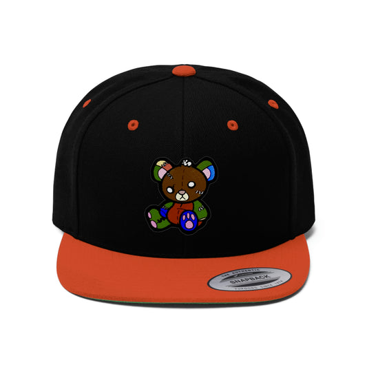 Bear Flat Bill Hat - O
