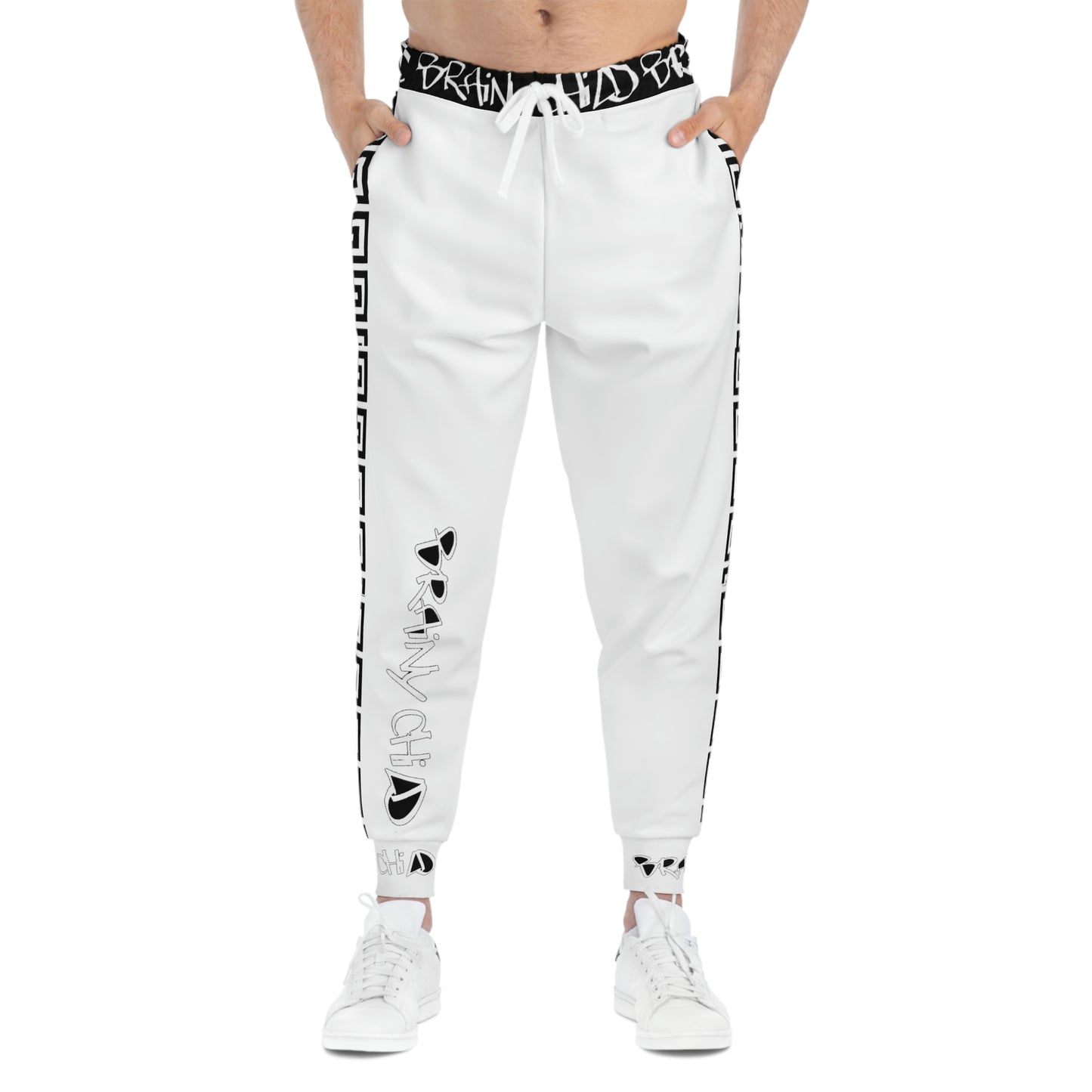 Athletic Joggers - White