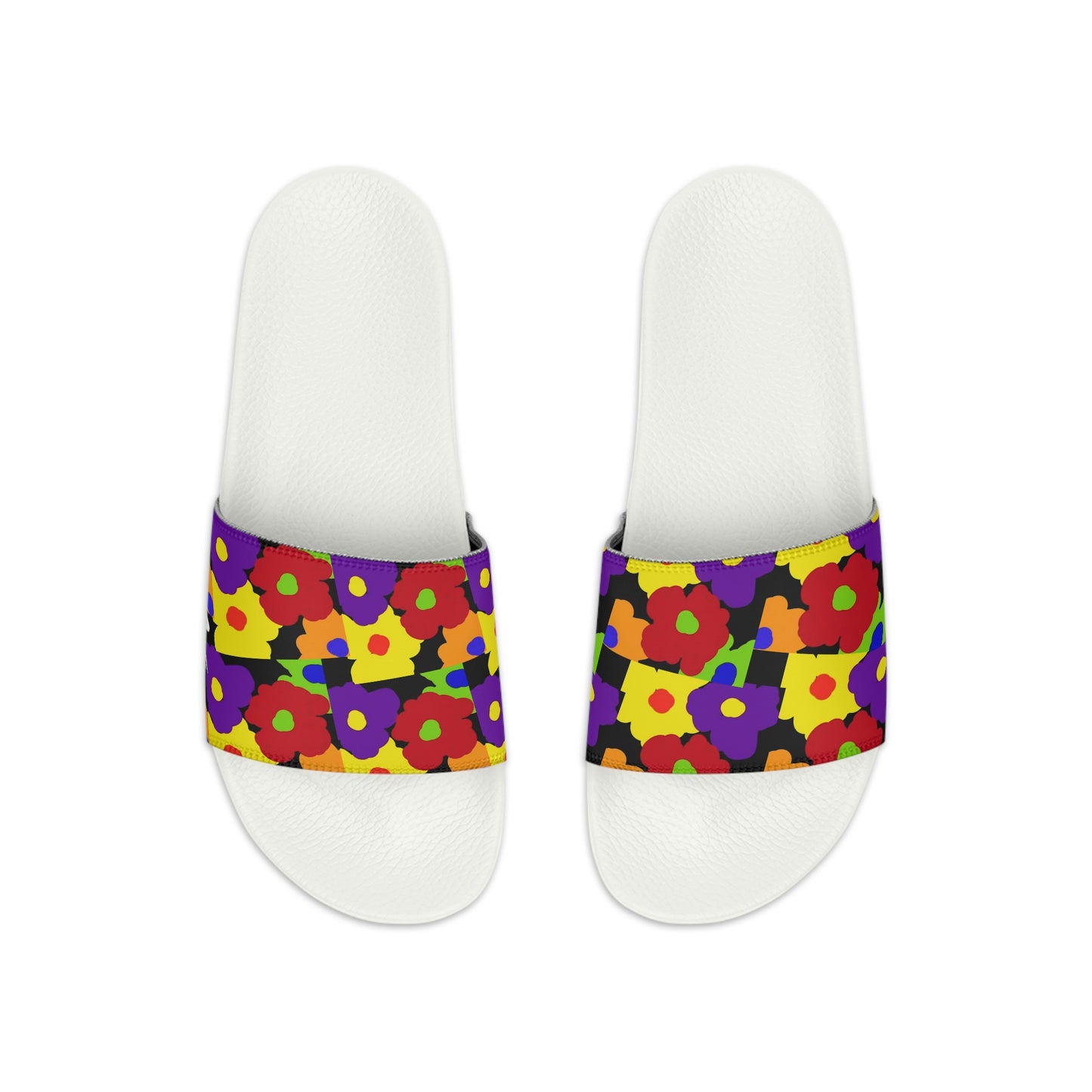 Men's Slide Sandals - Flower