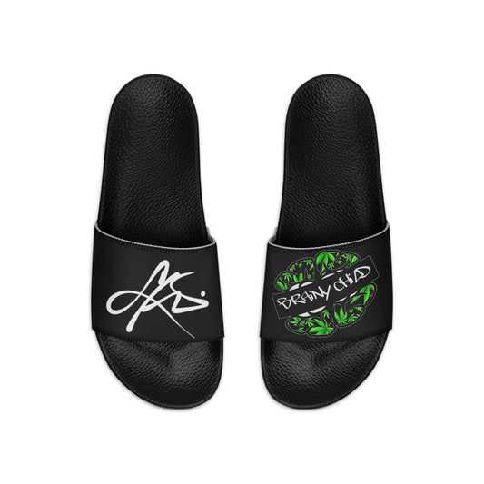 Unisex Slide Sandals - Cannabis