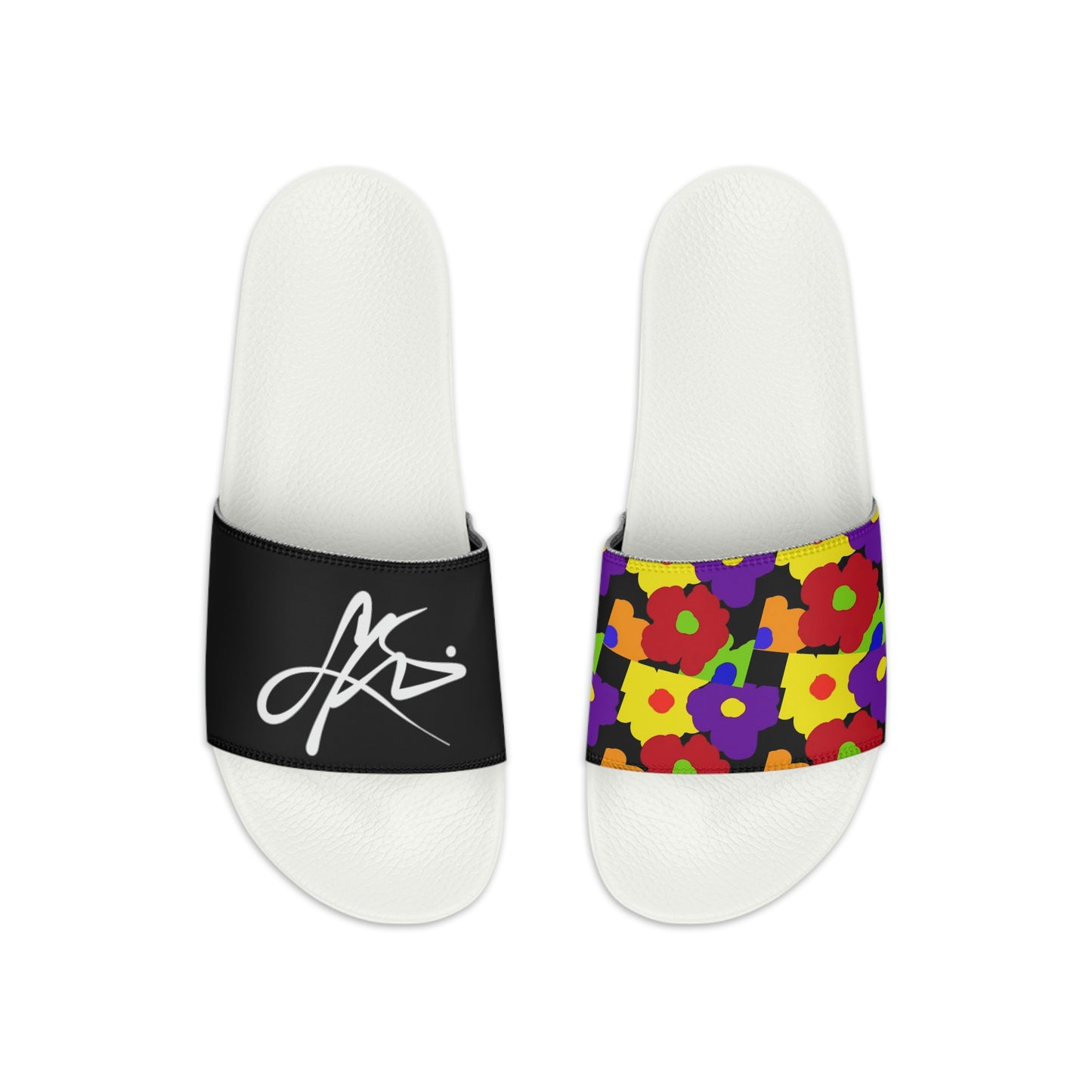 Men's Slide Sandals - Flower