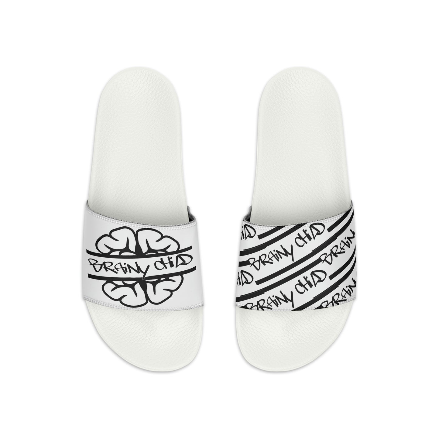 Custom Slides - B & W - (Men Sizes)