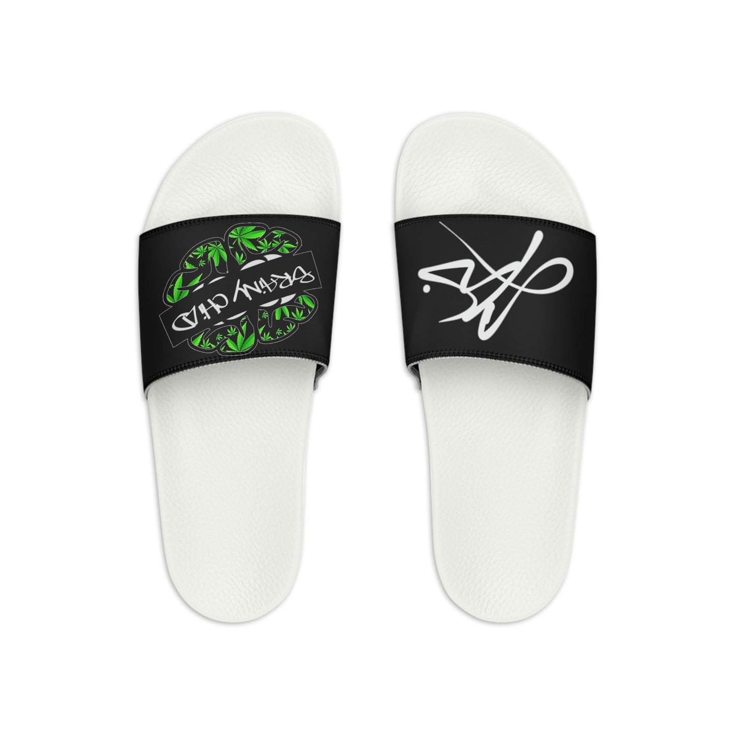 Unisex Slide Sandals - Cannabis