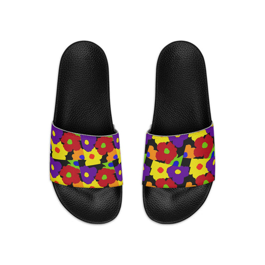 Men's Slide Sandals - Flower