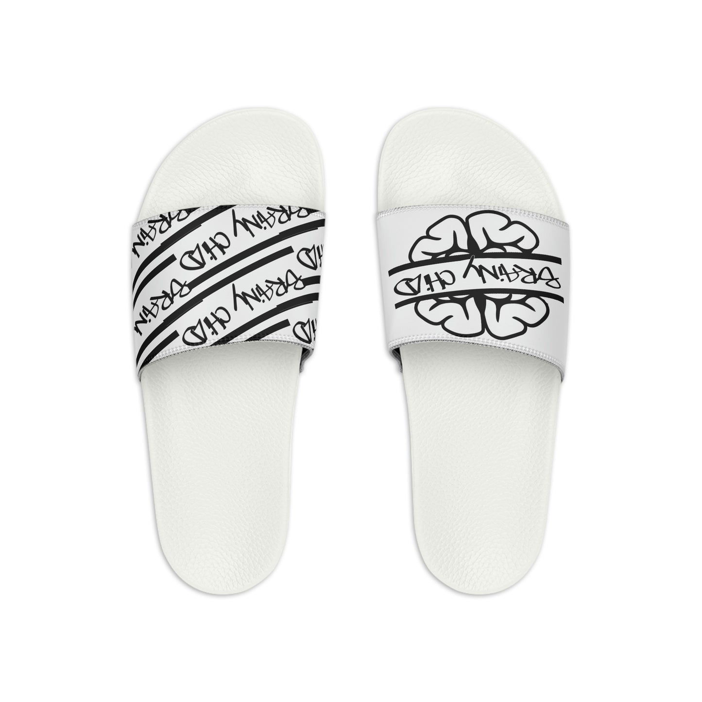 Custom Slides - B & W - (Men Sizes)