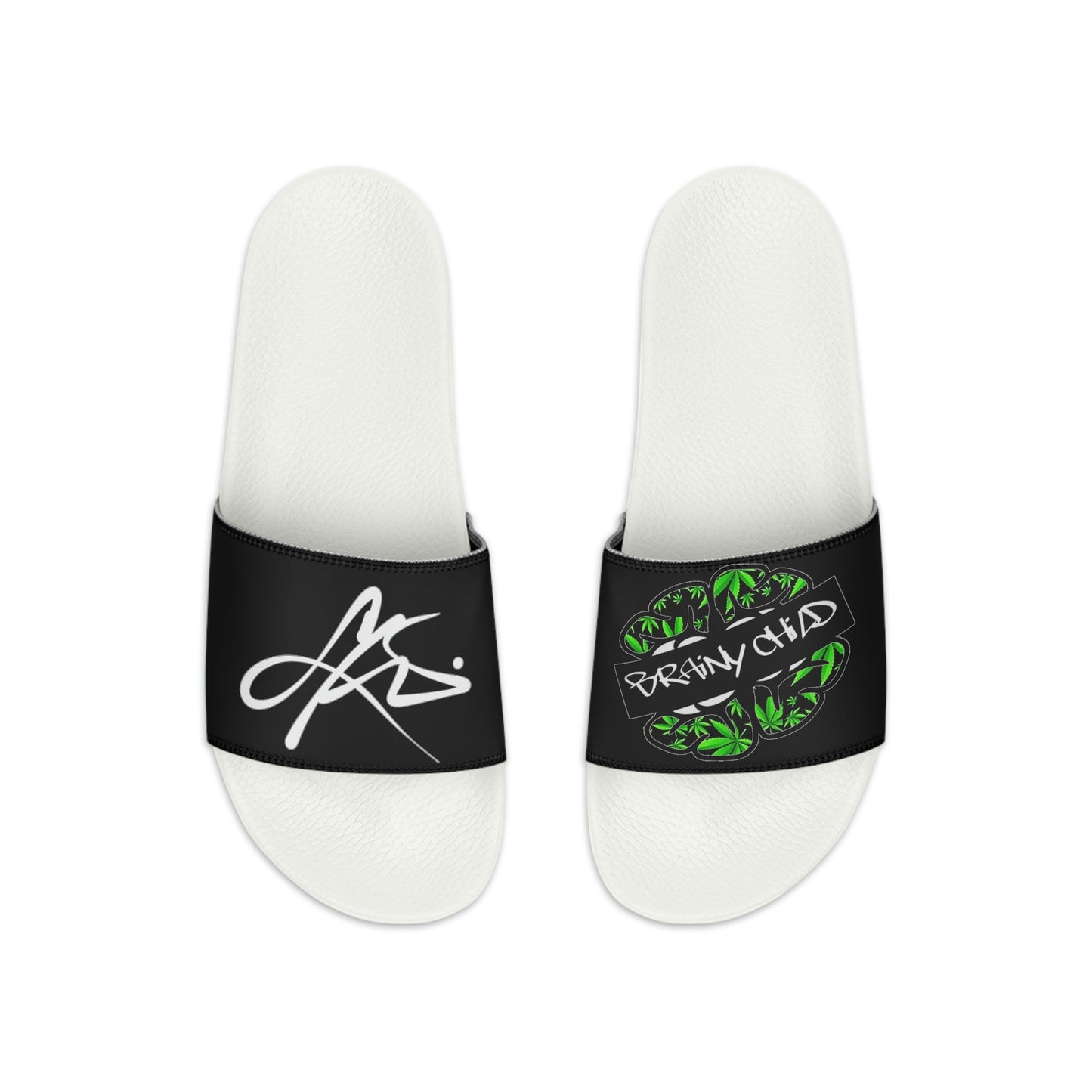Unisex Slide Sandals - Cannabis