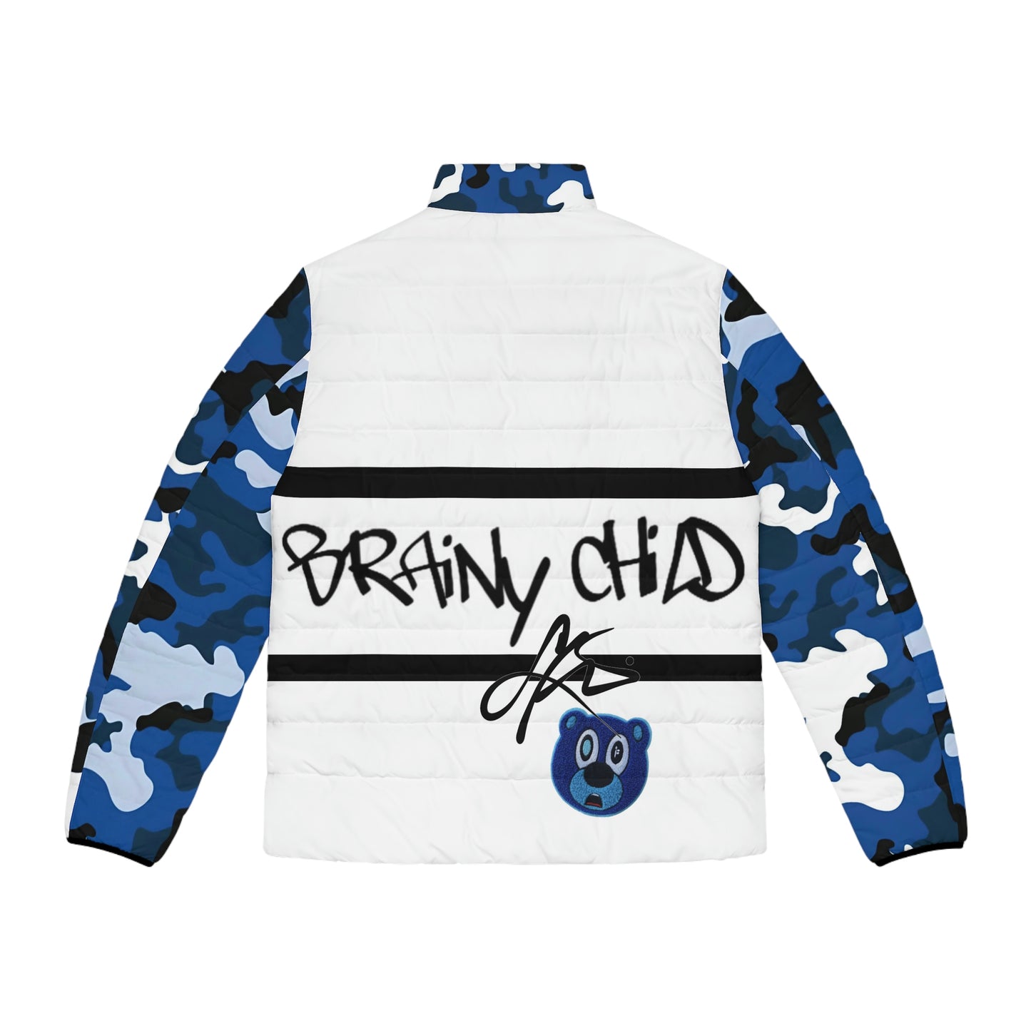 Custom Puffer Jacket - BW Bear