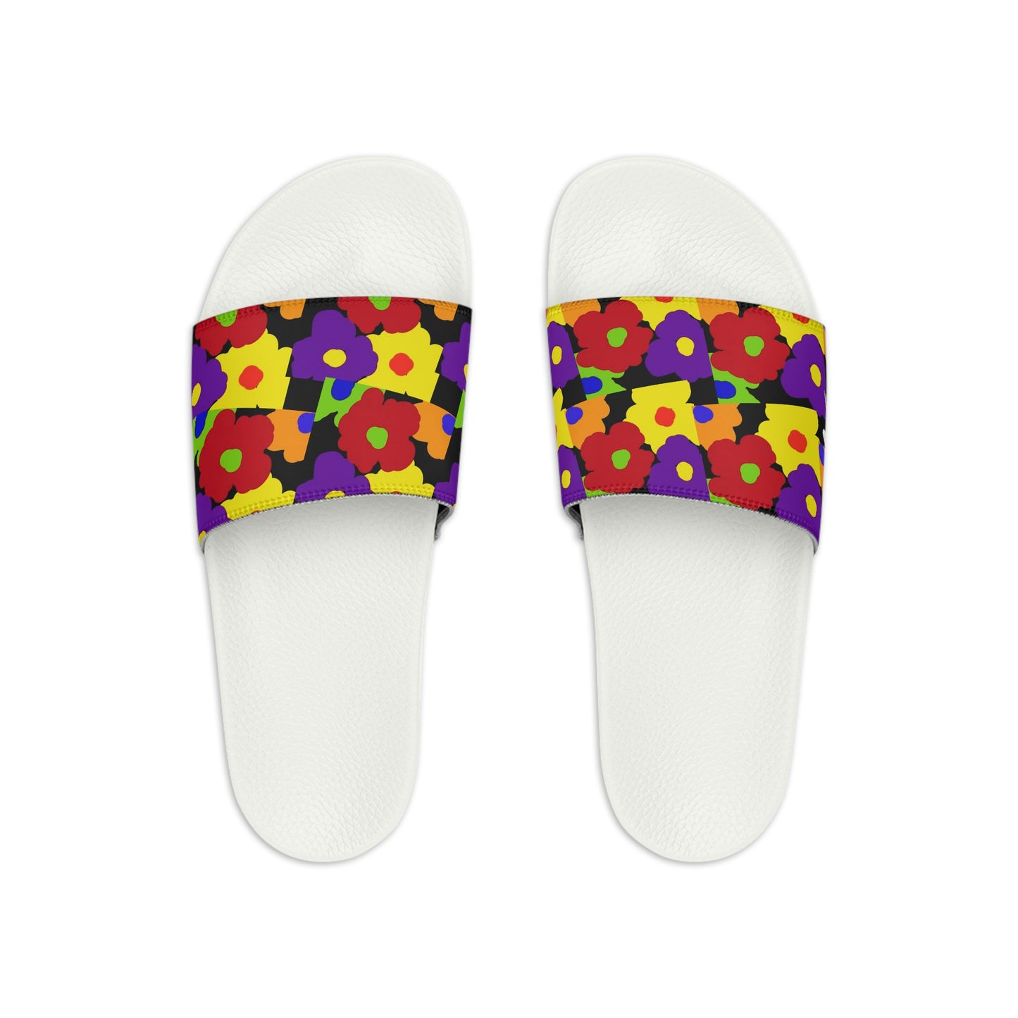 Men's Slide Sandals - Flower